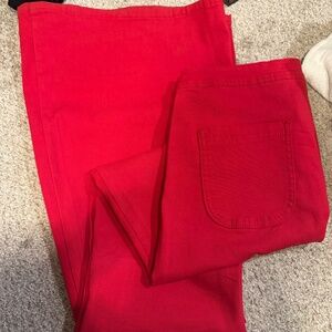 Red Women’s Pull-On Pants